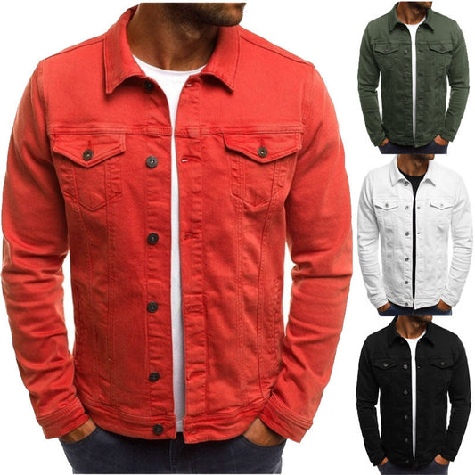 Mens Casual Denim Jacket