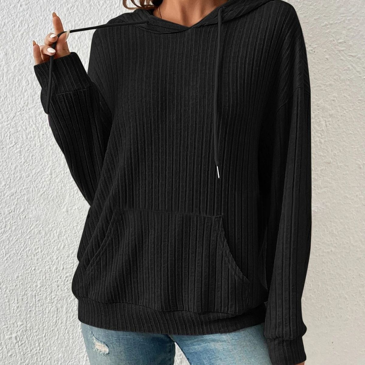 Women's Long-sleeve Hooded Sweatshirt