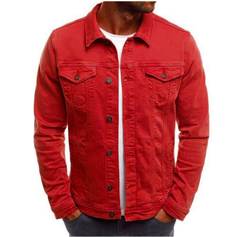 Mens Casual Denim Jacket