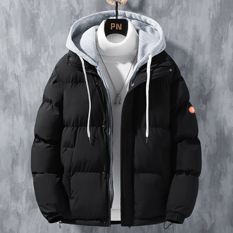 Winter Windproof Fashionable Two-Piece Hooded Jacket