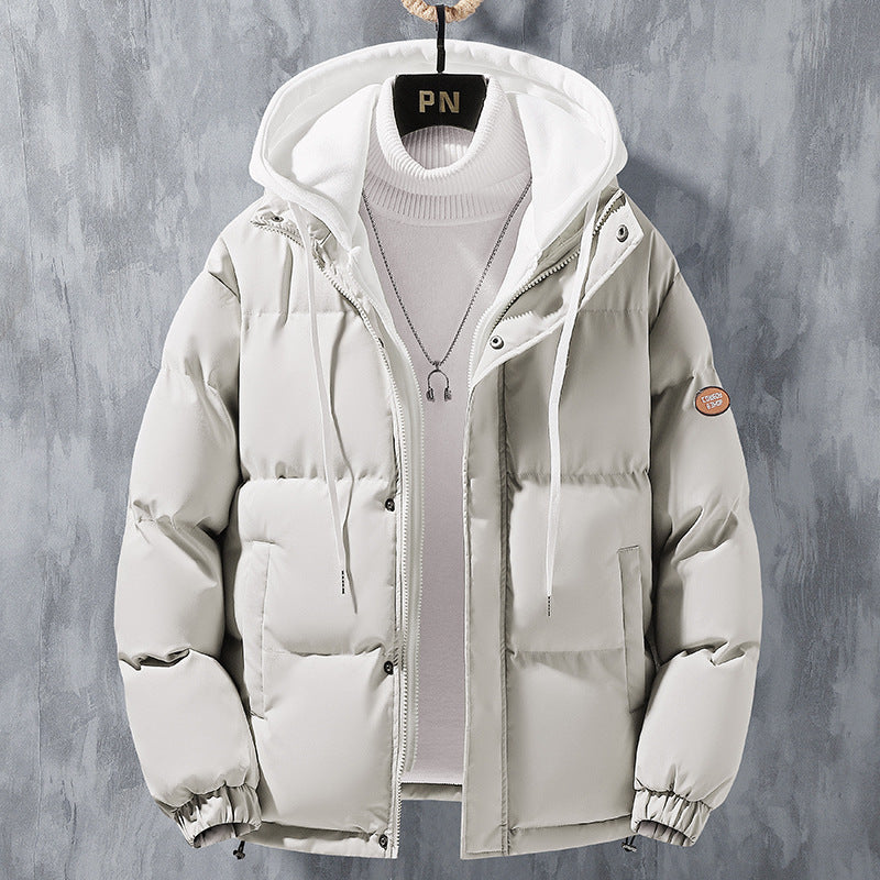 Winter Windproof Fashionable Two-Piece Hooded Jacket