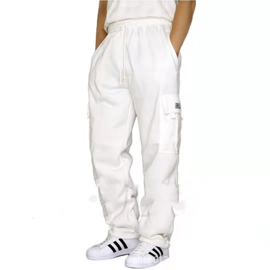 Mens Elastic Drawstring Sweatpants