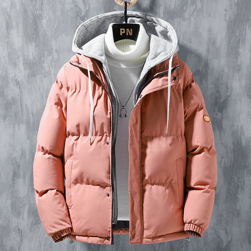 Winter Windproof Fashionable Two-Piece Hooded Jacket