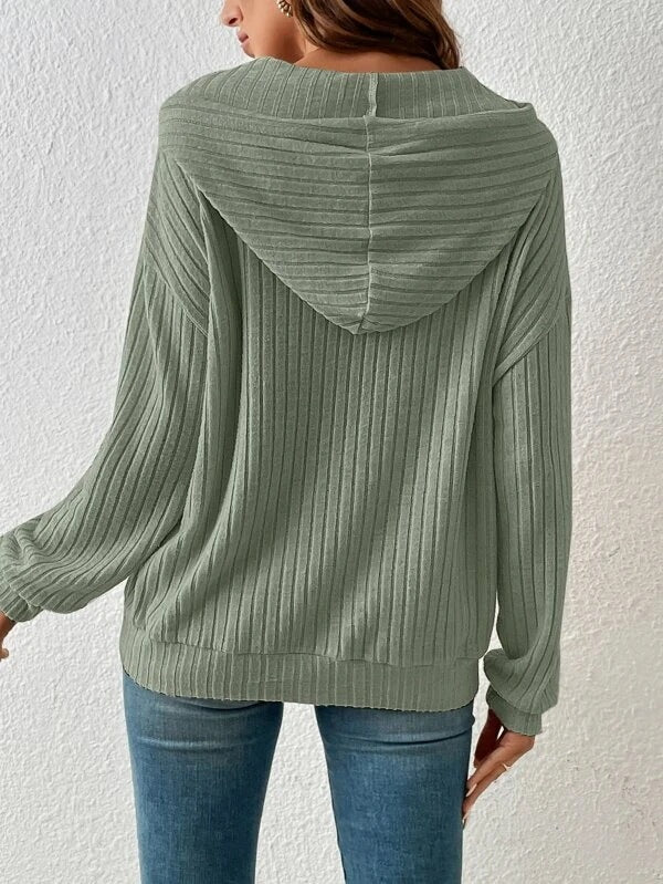 Women's Long-sleeve Hooded Sweatshirt