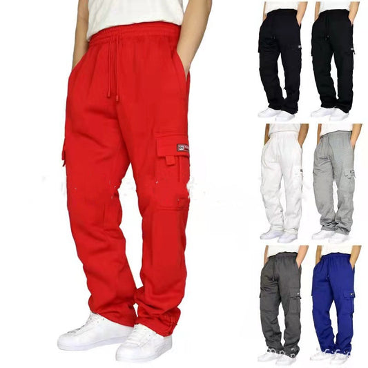 Mens Elastic Drawstring Sweatpants